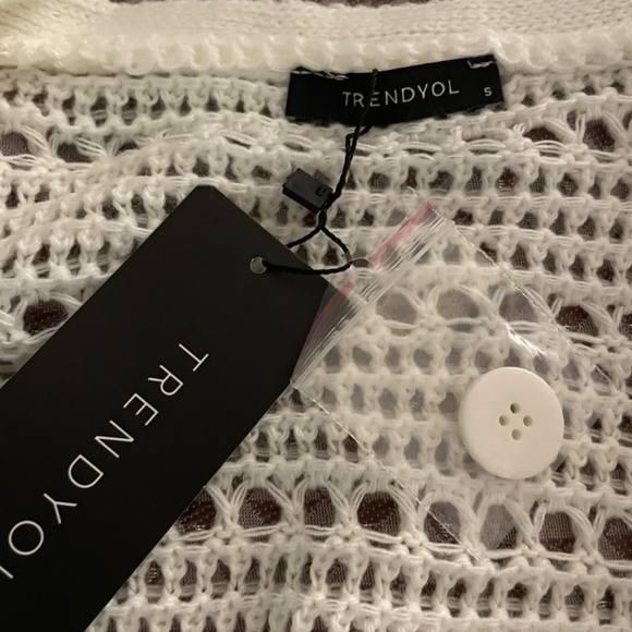 Trendyol white knit sweater - Picture 2 of 3